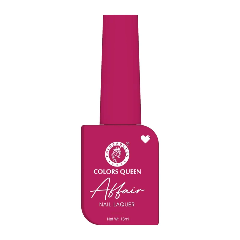 Colors Queen Affair Nail Polish - 55 - Barbie, 13ml | Rich Pigmentation, Quick Drying, Long Lasting Nail Paint | Chip Resistant, No Harmful Chemicals, Semi Matte Nail Polish for Women thumbnail 7